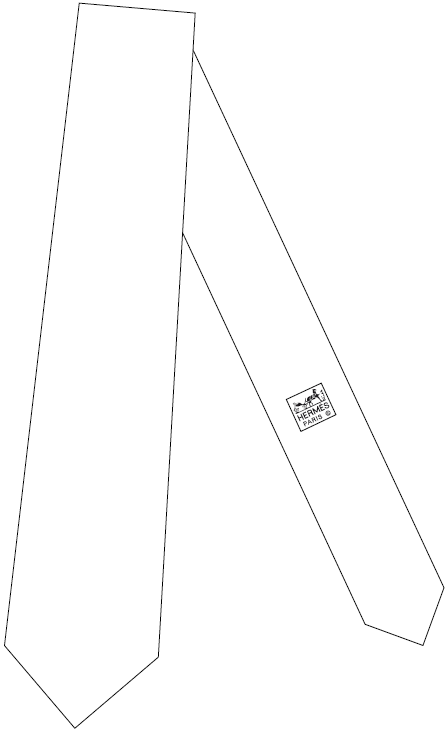 designboom international graphic design competition: 'les cravates par Hermès'