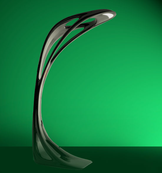 zaha hadid: genesy floorlamp for artemide