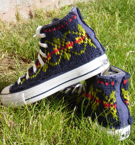 knitted converse