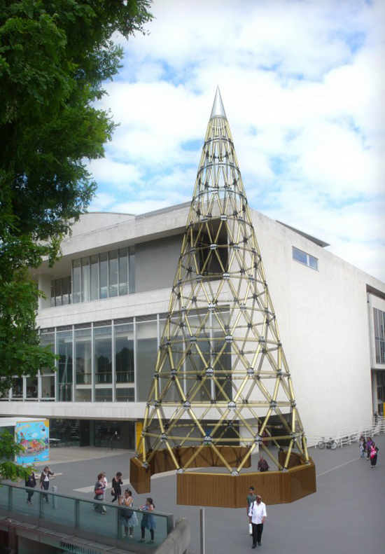 shigeru ban: paper tower in london