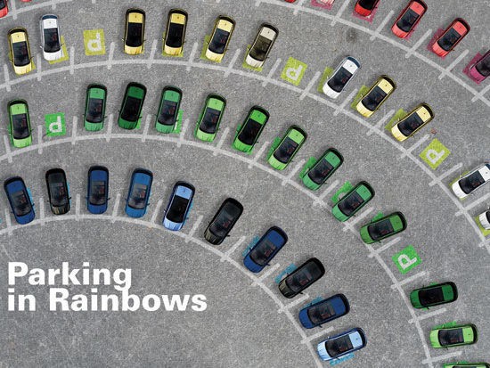 henrik amberla: 'parking in rainbows'   think outside the parking box competition shortlisted revealed