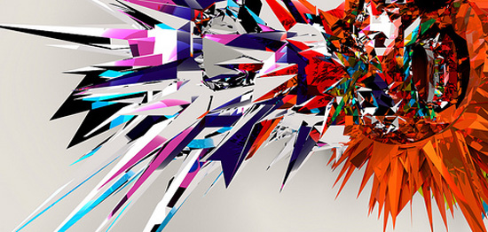 karsten schmidt digital identity for decode exhibition at victoria and albert museum