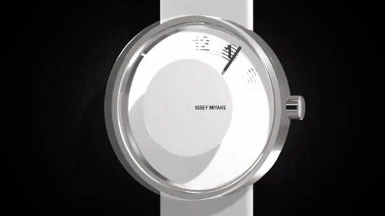 yves behar x issey miyake: vue watch