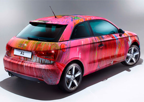 damien hirst designs audi AI for charity