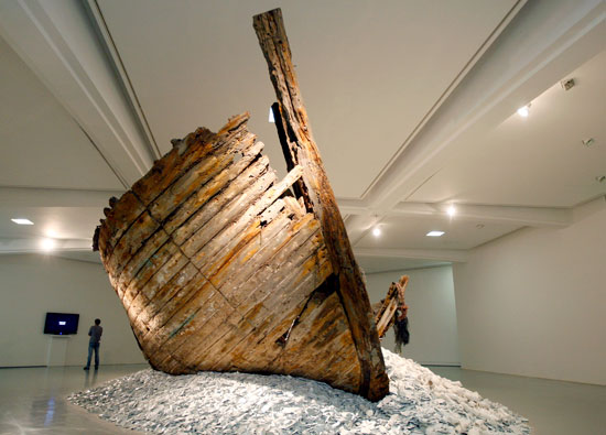 cai guo qiang: travels in the mediterranean