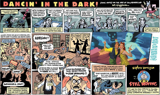 art spiegelman: hapless hooligan in 'still moving'