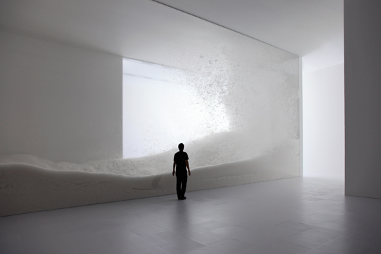 tokujin yoshioka for 'sensing nature' exhibition