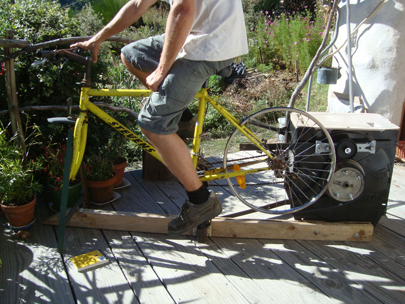 pedal powered washing machine