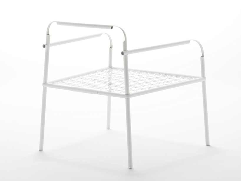 nendo: bamboo steel chair for yii design