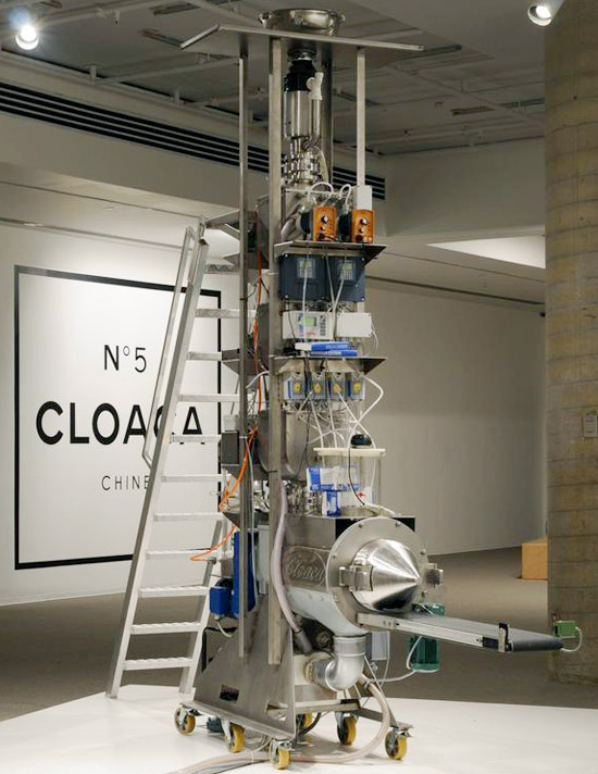 'cloaca No. 5' by artist wim delvoye in montreal