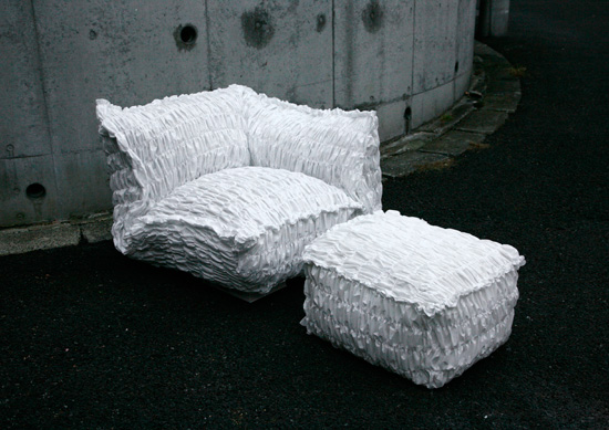 'cloud' sofa by tokujin yoshioka for moroso