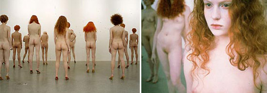 vanessa beecroft at the london gagosian gallery