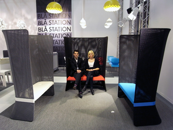 bla station at stockholm furniture fair