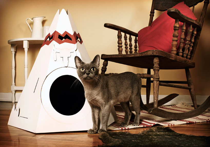 designboom shop: cat teepee by loyal luxe
