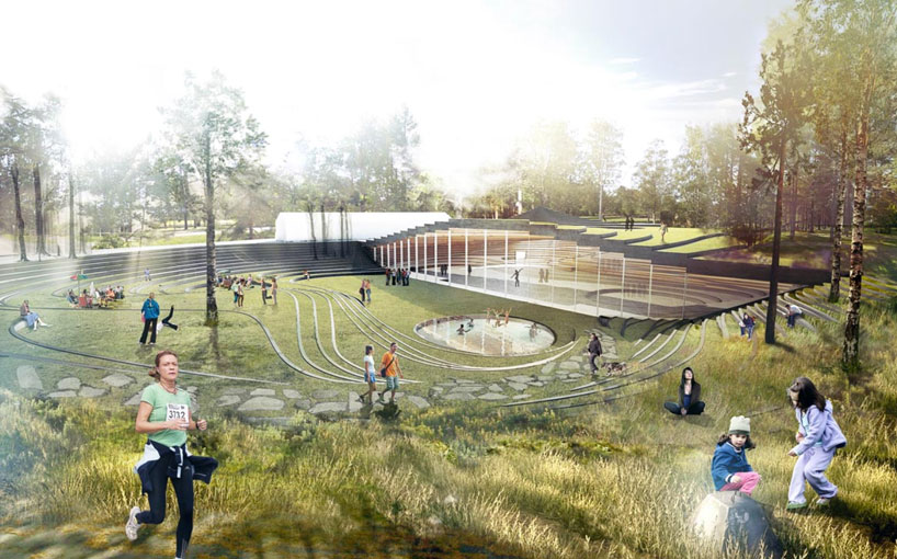 BIG architects: ice hockey rink in umea