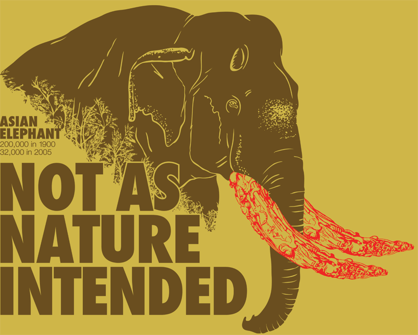 'not as nature intended' by ronald pari   endangered species graphic design competition