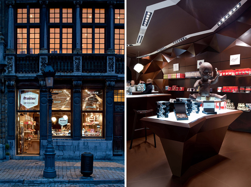 minale design strategy: maison des maîtres chocolatiers belges