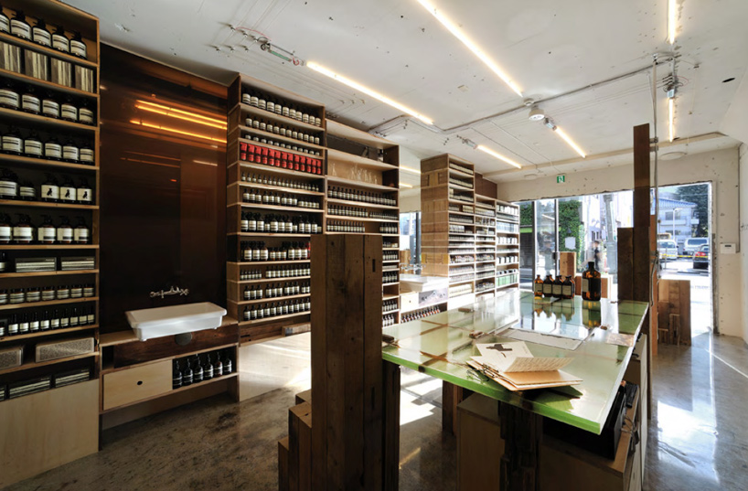 schemata architecture office: aesop tokyo aoyama shop