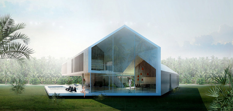 we architecture: triangular house