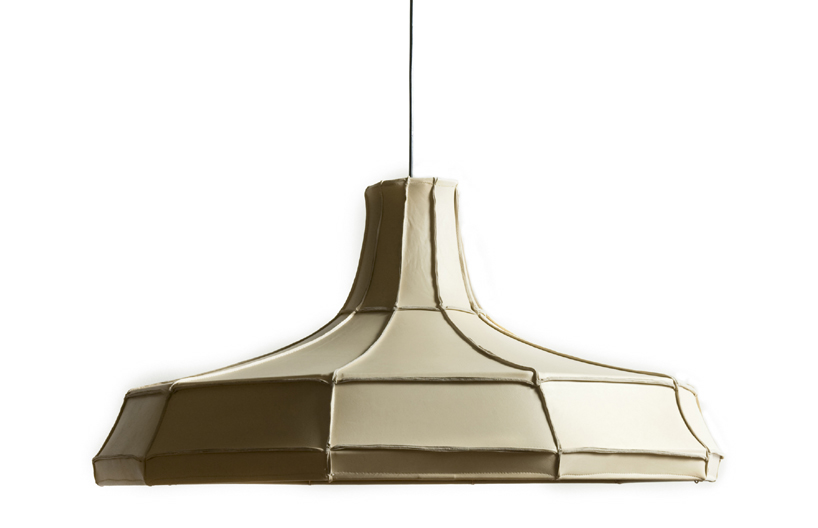 pepe heykoop: leather lampshades