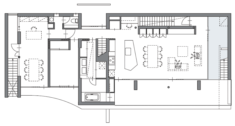 NRM architects office residence in kurakuen