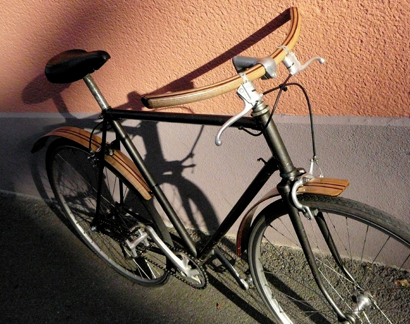 'bike with wooden parts' by dunker achim