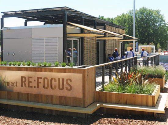 re:focus house at the solar decathlon