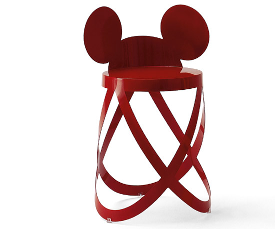 nendo: disney's mickey mouse stool for cappellini