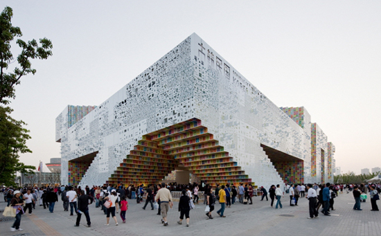 iwan baan images of mass studies pavilion at world expo 2010