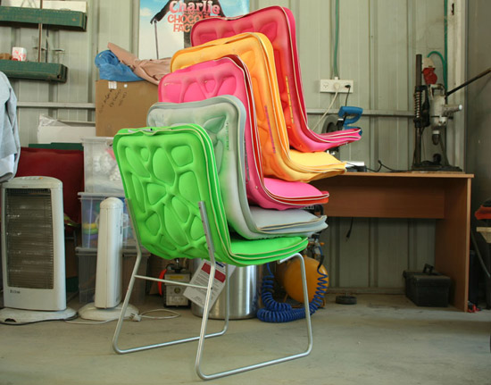 gilli kuchik: industrial upholstery