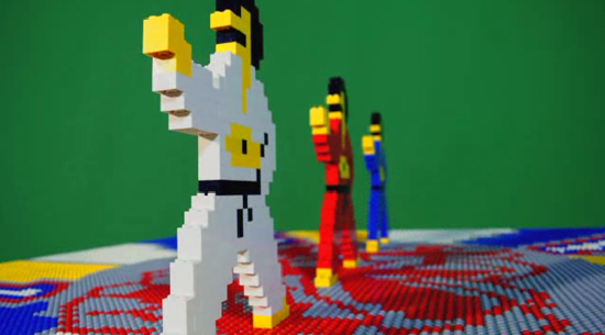 rymdreglage: the making of '8 bit trip' LEGO stop motion video