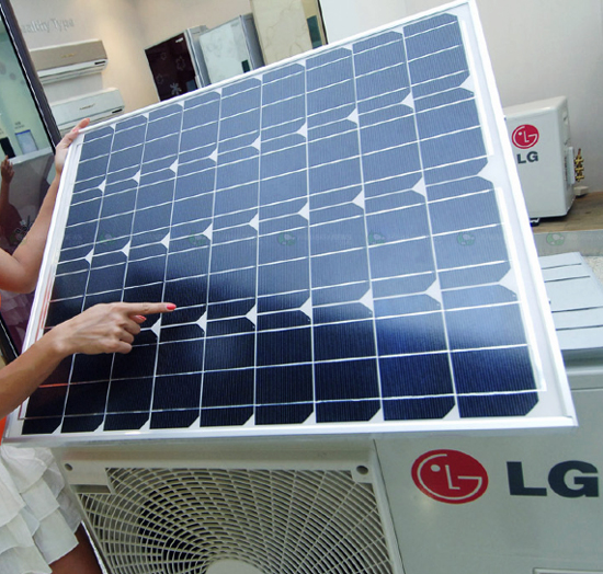LG electronics solar hybrid air conditioner