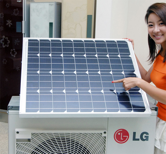 LG electronics: solar hybrid air conditioner