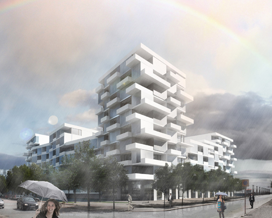 schmidt hammer lassen architect: crystalline landmark for helsingborg