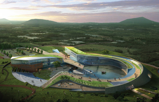 kyungam architects: jeju world natural heritage center