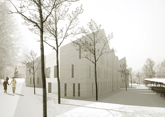 eriksen skajaa architects: shuffle haugerud center