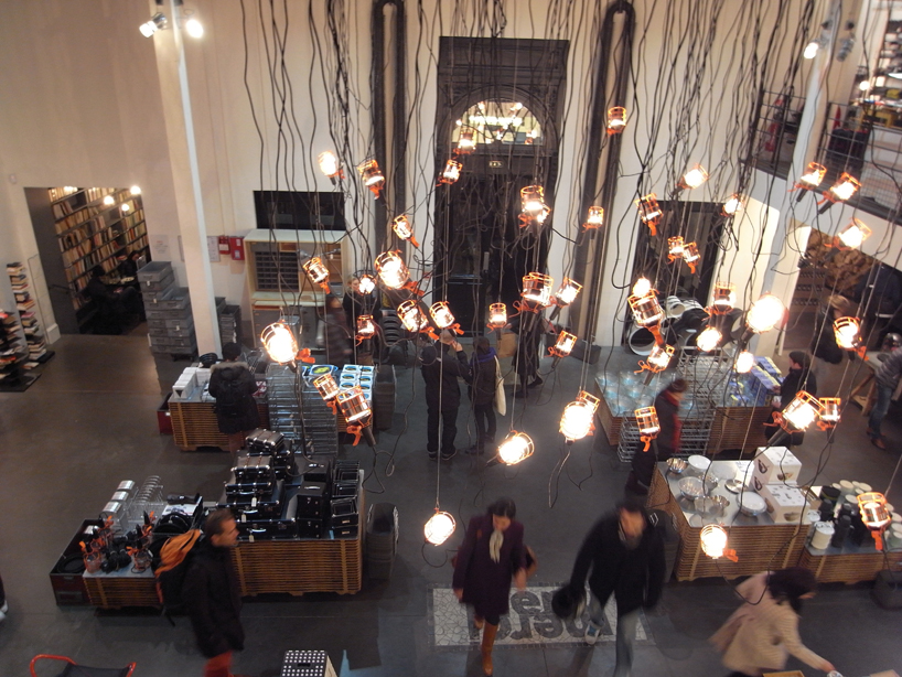 merci concept store in paris: stack it exhibition