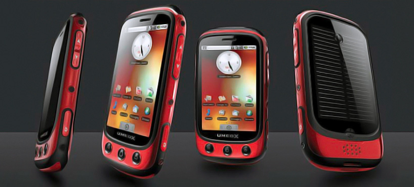 solar powered smartphone