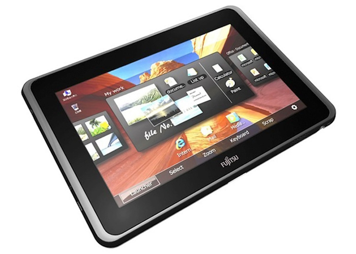 CES 2011: fujitsu's oak trail windows 7 tablet