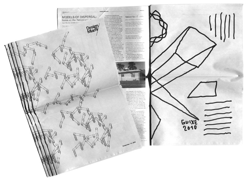 gean moreno + ernesto oroza: tabloid for design miami 2010