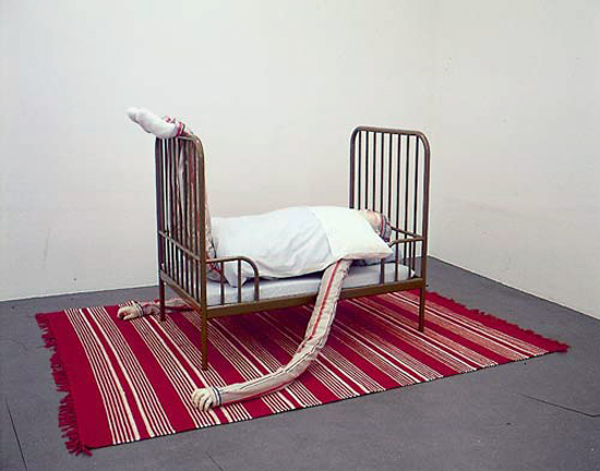 men in bed by danish artist peter land