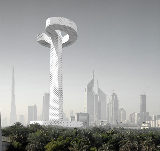 francois blanciak architect: dubai tall emblem structure