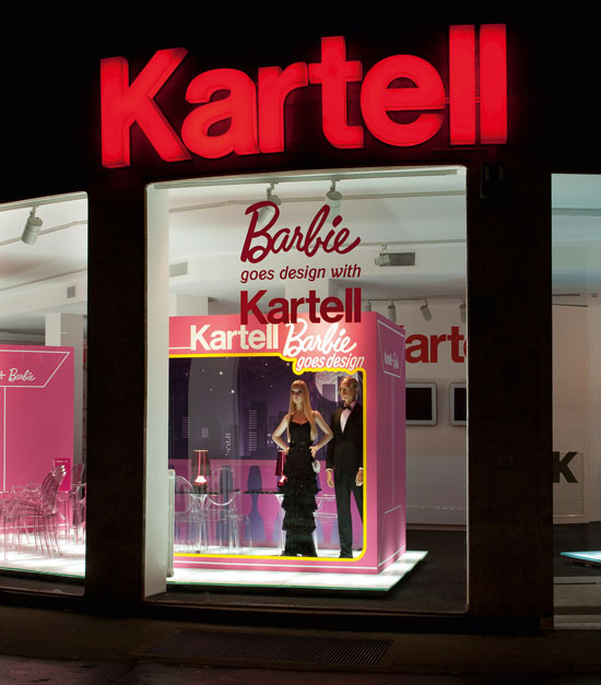barbie goes design with kartell