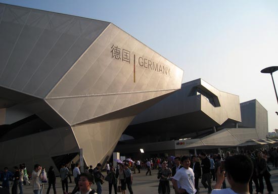 german pavilion at shanghai world expo 2010