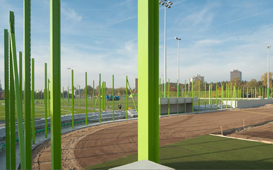 topotek1: heerenschürli sports facility, zurich