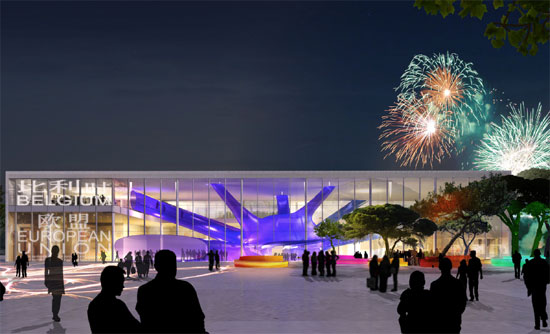 conix architects: belgian pavilion at shanghai expo 2010