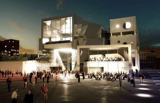coop himmelb(l)au: the house of music revised plans unveiled