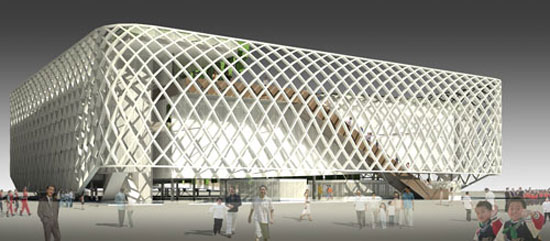 jacques ferrier architects: french pavillion at shanghai expo 2010