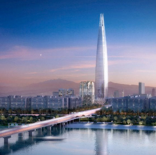 kohn pedersen fox: lotte super tower, plans unveiled