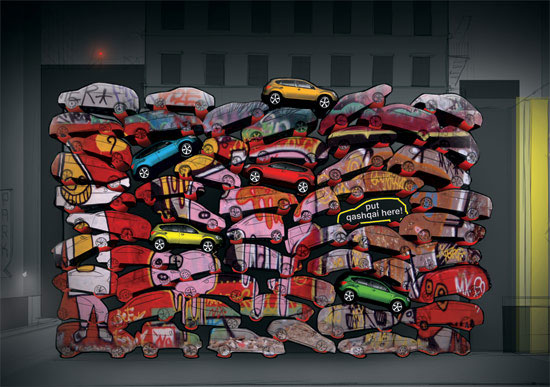 jakob neb design: car mural   think outside the parking box competition shortlisted revealed
